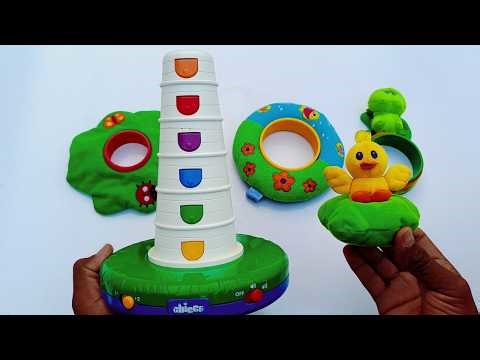 Engaging And Colorful Toys For Kids Chicco Stacking Toy And Cute Friends