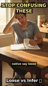 LOOSE vs INFER: The Tense Mistake You're Making