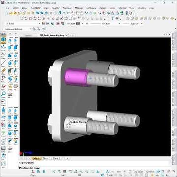 3D Solids Nuts and Bolts #architecture #autocad #Caddie #mechanical #components