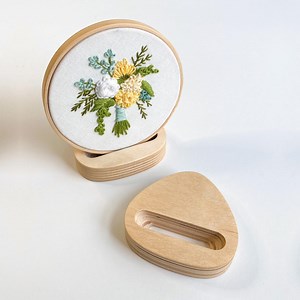 Hoop Prop: Embroidery Hoop Stand or Cross Stitch Display, Easy Gifting Upgrade - Etsy