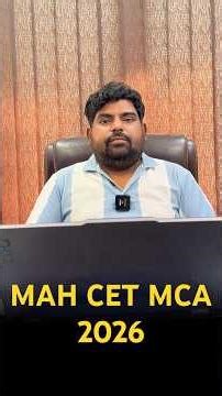 MAH CET MCA 2026 PREPARATION, Crack MAH MCA CET 🚀 Smart Preparation Tips