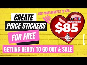 Today is the Day Feb 1st | How I make my price stickers | Using Canva Getting Ready to Setup & Sell