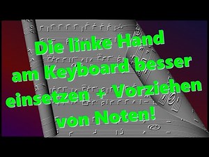 Vorziehen von Noten am Piano & Keyboard lernen - Kurzdemo der 51min.-Vollversion, O-Key Onlineschule