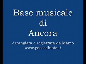 Ancora, Eduardo De Crescenzo - karaoke