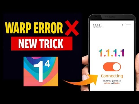 Warp VPN Error Solution | 100% Working Method (2026)