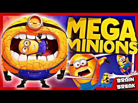 Mega Minions Brain Break Party | Brain Break | Just Dance | Despicable Me 4 | Danny Go Noodle