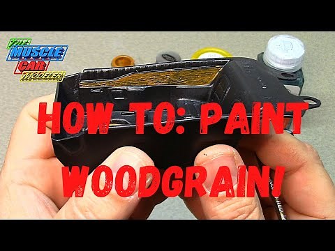 How To: Paint Woodgrain Highlights on Interior Panels!