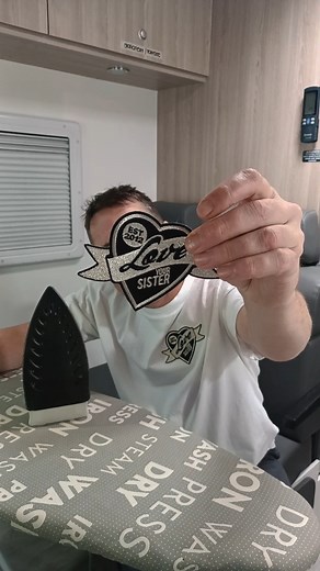 You don’t need to pat me on the back, I’m already doing it. Now all your clothes can become Love Your Sister clothes! At last you can choose any tshirt, singlet, hoody or top in any colour you like in any size you like and make it Love Your Sister with a DIY Logo Patch. I’m going to go all the way. Backpack. Trackies. Cushion Covers. Jeans. Throw Rug. Denim Jacket. Lunch Cooler Bag. Tea Towels. Tennis Bag. Swim Towel. And prolly my undies! If you've got any other ideas, let me know in the commen