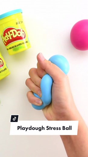 Did you know you can make homemade stress balls with playdough!? 🤩 They are moldable, squishy and SO EASY to make! Such a great sensory activity and a really simple craft for kids of all ages! #stressball #stressballs #stressrelief #stressreliever #homemadestressball #diystressball #playdoughstressball #playdough #playdoughideas #playdoughactivities #kidscrafts #craftsforkids #easydiy #easycraftideas #craftymoms #craftsoftiktok #activitiesforkids #sensoryplay #finemotorskills #Totinos425 @One L