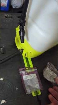 Ryobi 4 gallon backpack sprayer hose fix