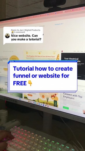 Replying to @Jan | Digital Products 👨‍💻 #Adoteumhabitinho if you want more tutorial about this you can add your request tutorial on the comment section☺️ . I hope this tutorial help you 😌✨ #funneltutorial #websitetutorials #funnels #funnelacademy #FreelancingPlatforms #VirtualJobListings #OnlineIncomeSources