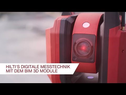 Hilti's digitale Messtechnik mit dem BIM 3D Module