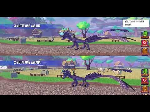 NEW Season 11 Dragon - Varana | Making full Mutate | Using colour potion | Dragon Adventures Roblox
