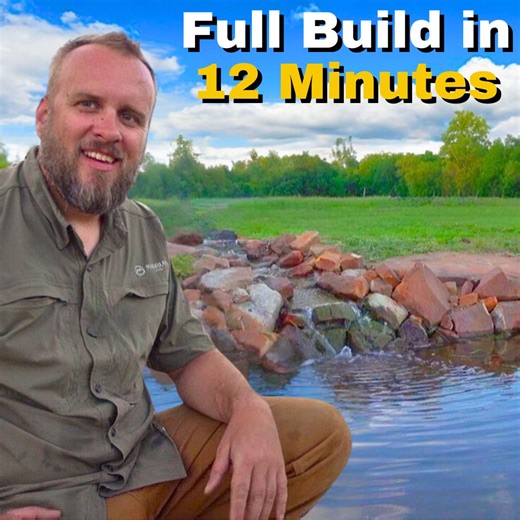 33K views · 225 reactions | DIY Koi Pond Build - 7000 Gallons with a Waterfall | Rockhill Farm - Tractors, Firewood, and Excavating | Facebook