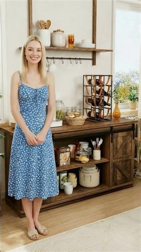 This Farmhouse Buffet Cabinet Is the Storage Upgrade Everyone Needs