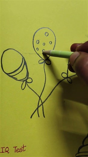 Today special drawing | Night drawing | Balloon drawing | pencil drawing #balloon #shorts #viral