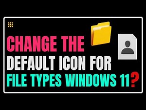 Windows 11 Customization 🚀 Change File Type Icons Like a Pro