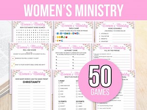 Women's Ministry Games, Women's Retreat Games, Bible Games, Sunday School Games, Bible Study Games, Bible Trivia Games, Bible Activities - Etsy