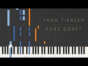 Yann Tiersen - Porz Goret \\\\ Synthesia Piano Tutorial