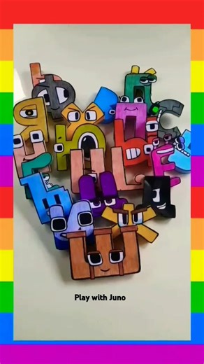 Domino Russian Alphabet Lore #coolcrafts #papercraft #russianalphabet #alphabetlore