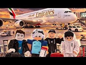 Emirates A380 Full Flight Roleplay in Roblox PTFS! ✈️🔥