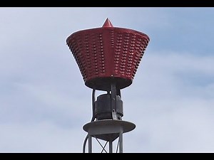Decot Red Arrow Model 30 Tornado Siren Test, Plain, WI