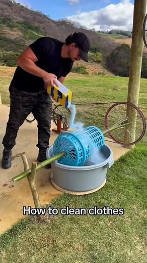 The Free Bicycle-Powered Washing Machine