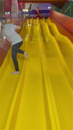 Santa has arrived at geronimo’s to see the kids give them a selection box and a race down the slide! 🎅 | Geronimo's Adventure Playzone