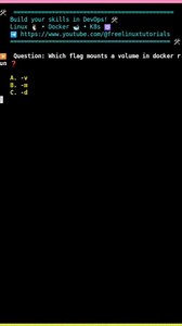 📦 Docker command to mount volume