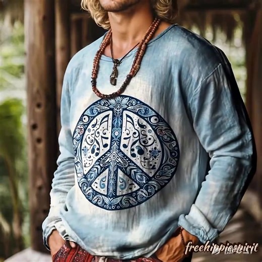 💥New in Hippie collection 🌈Unique designs blending classic and modern hippie elements ✨ High-quality, comfortable, and eco-friendly fabrics 🎁Up To 49% OFF This Week | Freehippie spirit