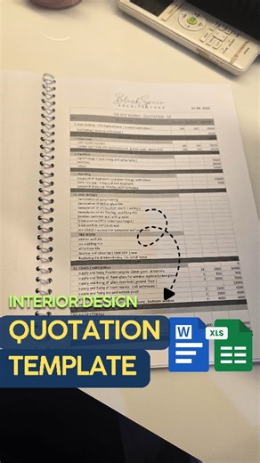 Jamil Hasan | Architect | Interior Designer | Interior Design Residential Quotation Template in word and Excel along with Referance Project plan pdf 10 to 13 Projects Given. Get This... | Instagram