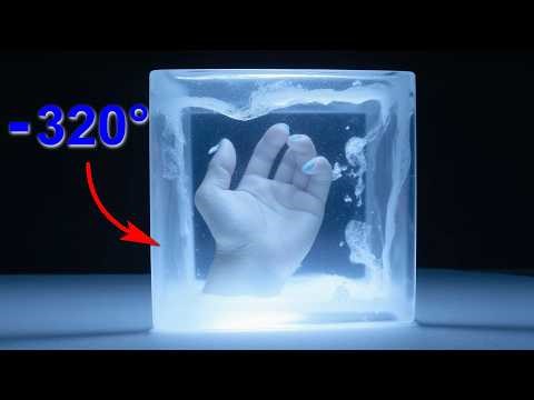 VARIOUS ITEMS FROZEN IN LIQUID NITROGEN