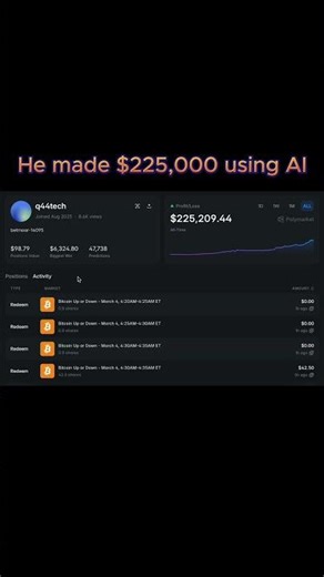 This trader was buying markets for $5.6 and made $225,000