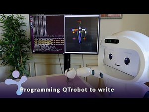 Programming QTrobot to teach writing to children with special need education