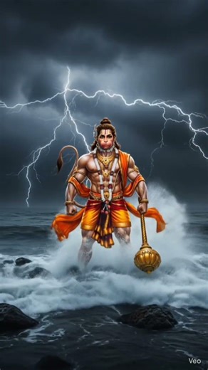 "मैंने तेरे भरोसे हनुमान सागर में नैया डाल दी 🚩" #hanumanji #shriram #shortsvideo #shorts #love