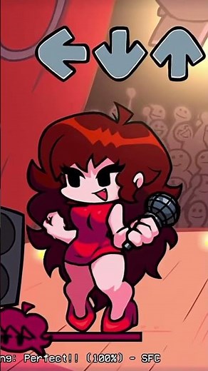 FNF- tutorial [GF MIX] #boyfriendgirlfriend #animation #fnfmod #fnf #shorts