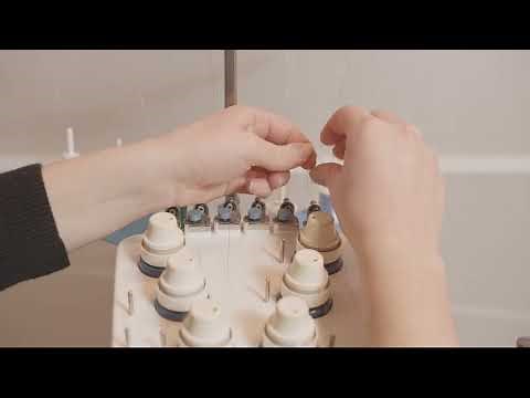 NOoF LAB: Brother PR600 Embroidery - Changing thread colours (physically)