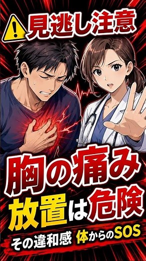 【場所と痛み方が手がかり！突然の胸の痛みを見分けるヒントと受診の目安】