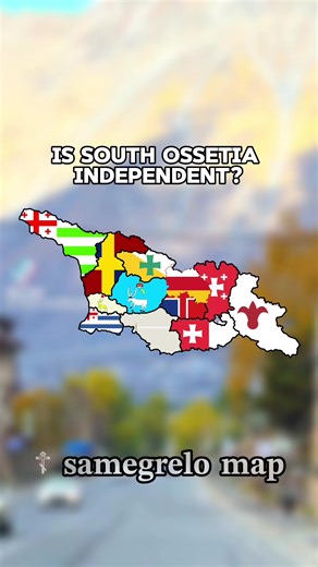 Is South Ossetia independent? #georgia #🇬🇪 #mapping | Georgia