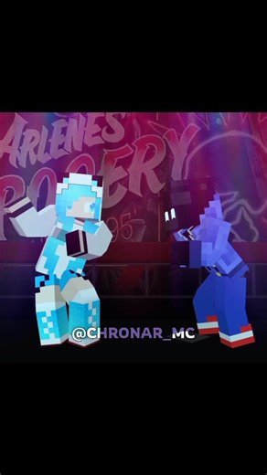 CHRONAR VA CHARLIE GROOVE RAQSIDA😎🤯 #minecraft #animation #chronar #mc