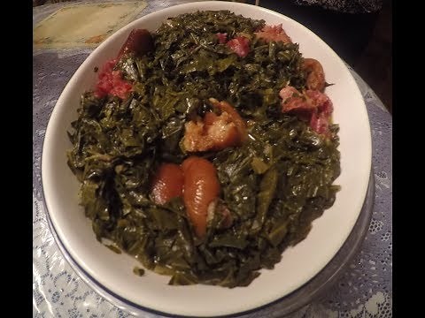 How to make old fashioned fried collard greens