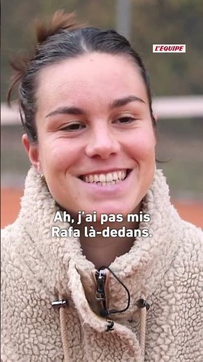 🎾 Serve, backhand... Loïs Boisson, back in competition, builds her ideal player #shorts
