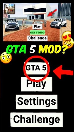 GTA 5 Mod 🛑 in Indian Bike Driving 3d || Tractor #indianbikedriving3d​ #shorts​ #code #gta #gta5