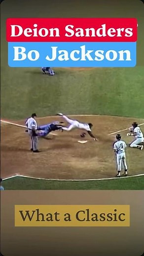 Bo Jackson Hits 3 HRs, Deion Hits Inside-The-Park HR!