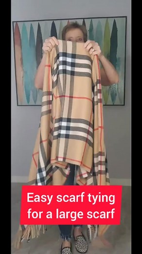 Creative Ways to Tie a Large Scarf