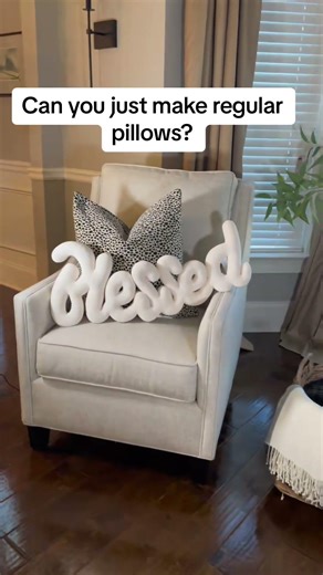 Your basic pillow could never!! 🫣 If you love pillows and personalization, check out #pillowscript