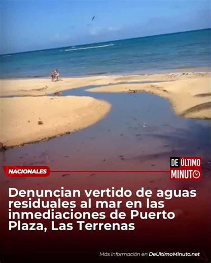 De Último Minuto on Instagram: "Un vertido de aguas residuales directamente al mar, localizado en las inmediaciones de Puerto Plaza, ha sido denunciado por ciudadanos de este municipio turístico, generando inquietud entre residentes y sectores vinculados a la actividad turística y ambiental. La situación quedó evidenciada en un video difundido en redes sociales, en el cual se observa una tubería que descarga aguas contaminadas hacia la zona costera. De acuerdo con la información ofrecida, anter