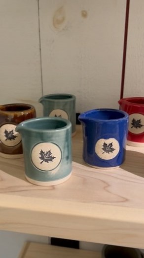 We’re so excited to have our #new ceramic mugs and mini pitchers at the Danforth stores! Each is hand thrown and glazed in Middlebury, Vermont - right next to our workshop. Stop by to see our newest addition of pottery goods alongside our pewter! #DanforthPewter #PotteryMugs #PotteryPitcher #MadeinVermont #NewProducts #ShopNewEngland #HandcraftedGifts #MiddleburyVermont | Danforth Pewter