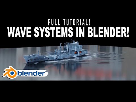 Wave Systems in Blender 3d: Dynamic Paint with Live Action(Full Tutorial)