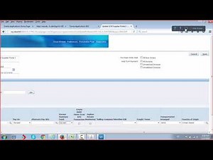 1- Oracle EBS SCM I-Supplier Portal